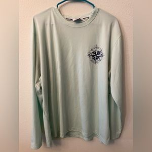 Spicy Tuna long sleeve swim shirt. St. Maarten on sleeve. Size XL.